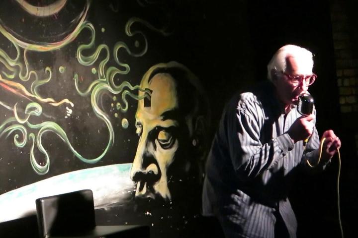 comedian during a show in Washington
