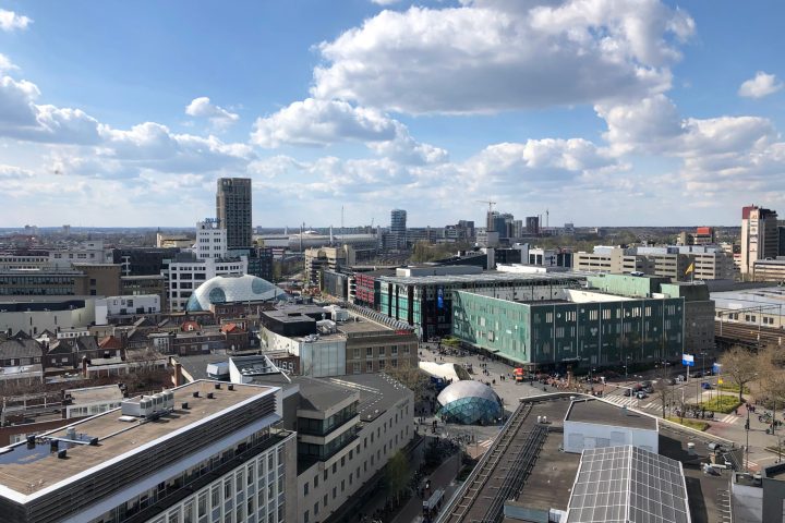 View of Eindhoven from the top of a building