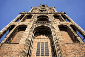 The Utrecht Dom Tower, the starting point of Comedy Walks